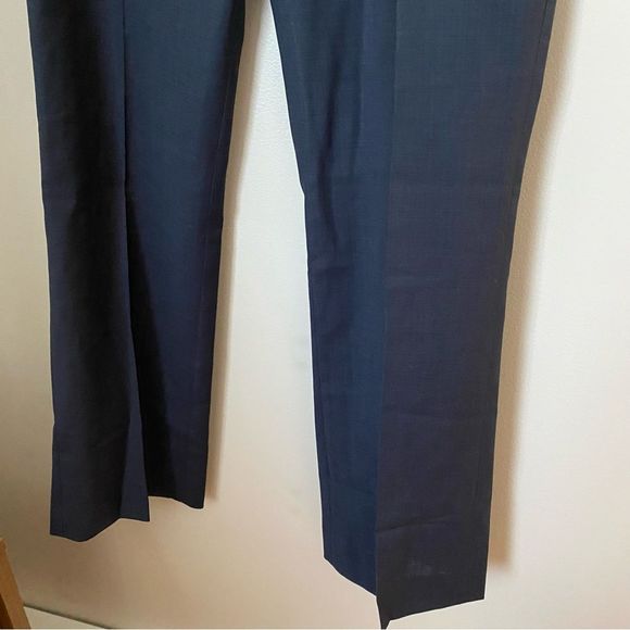 Banana Republic Pants Martin Fit Navy Blue Business Casual Neutral Wool - Picture 3 of 9